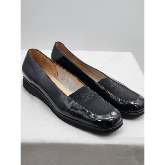 Salvatore Ferragamo Shoes - Salvatore Ferragamo Women Gancini Genuine Leather Mesh Loafers Shoes 10 1/2 A
